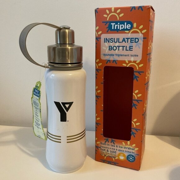 Triple Hot/Cold Insulated  Stainless Steel Bottle NWT - Picture 1 of 5